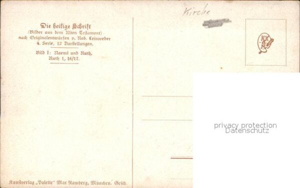 Kuenstlerkarte die heilige Schrift – Bild 2