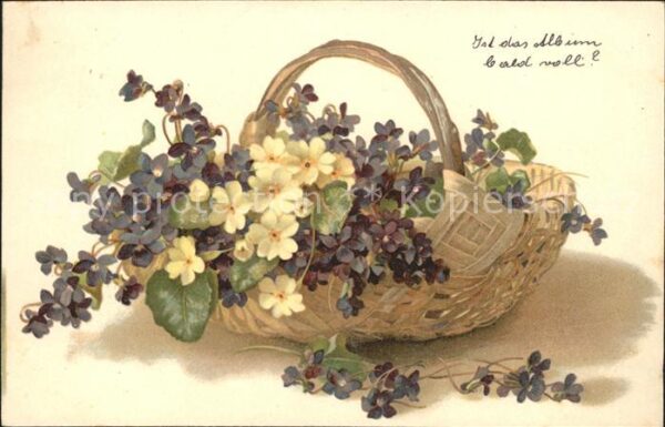 Blumen Korb