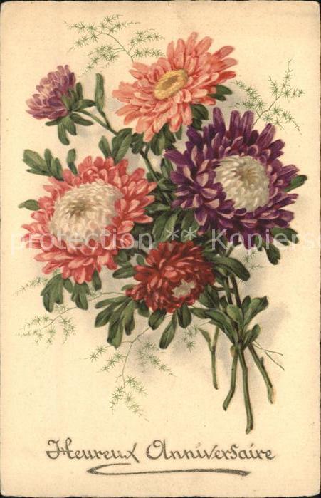 Blumen Heureux Anniversaire