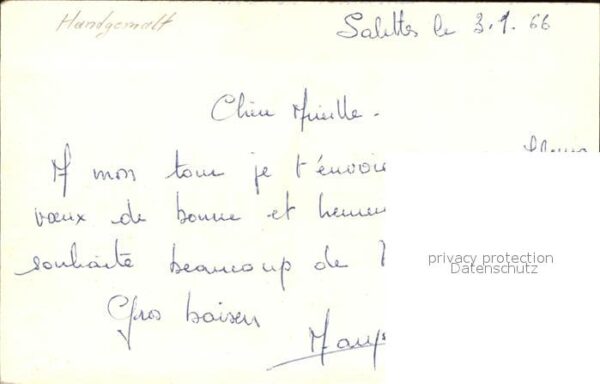 Kuenstlerkarte R. Colle Reh – Bild 2