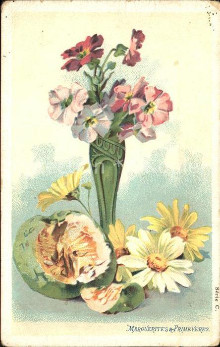 Blumen Künstlerkarte Margeriten