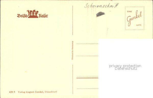 Scherenschnitt Schattenbildkarte Scherrenschnitt – Bild 2
