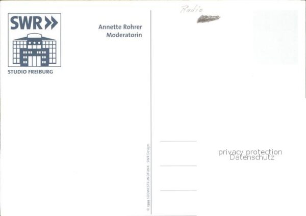 Radio SWR Annette Rohrer Moderatorin – Bild 2