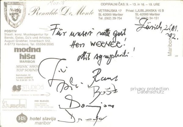 Musikanten export-a Autogramme – Bild 2