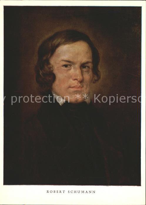 Kuenstlerkarte Robert Schumann