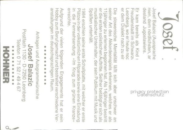 Musikanten Josef Balazic – Bild 2