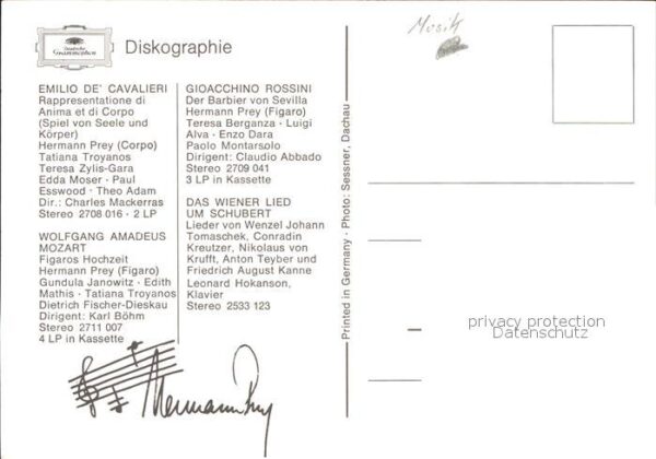 Musikanten Diskographie Rossini Cavalieri – Bild 2