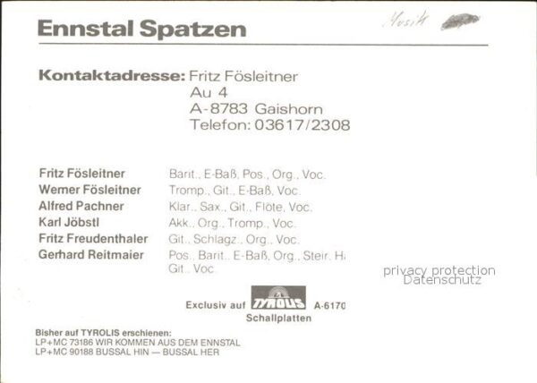 Musikanten Ennstal Spatzen – Bild 2