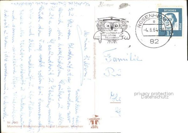 Kuenstlerkarte Alpengruß O. Ottler – Bild 2