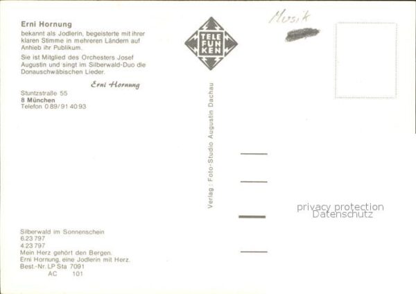 Musikanten Erni Hornung – Bild 2