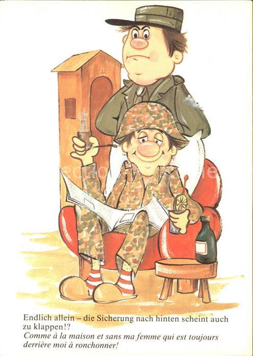 Militaria Humor Sicherung