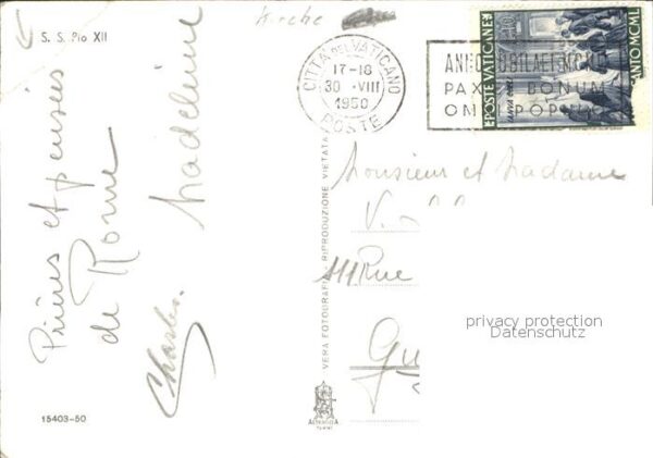 Papst S. S. Pio XII – Bild 2