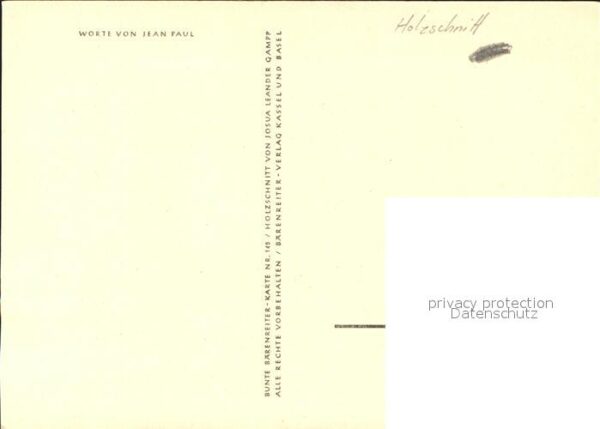 Kuenstlerkarte Eier Holzschnitt – Bild 2