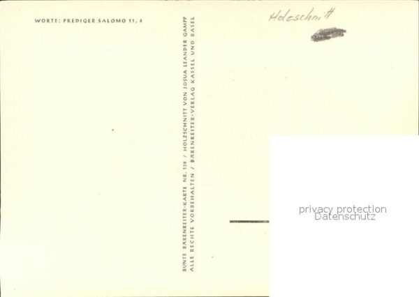 Kuenstlerkarte Wind Holzschnitt – Bild 2