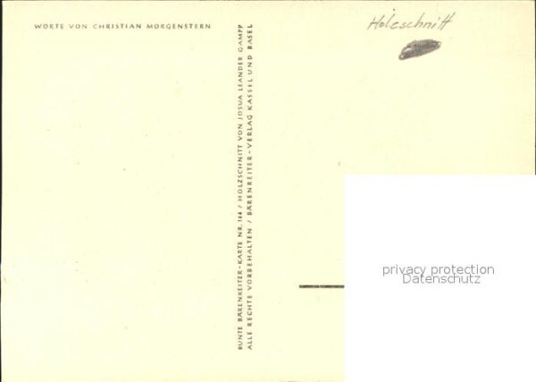 Kuenstlerkarte Holzschnitt – Bild 2