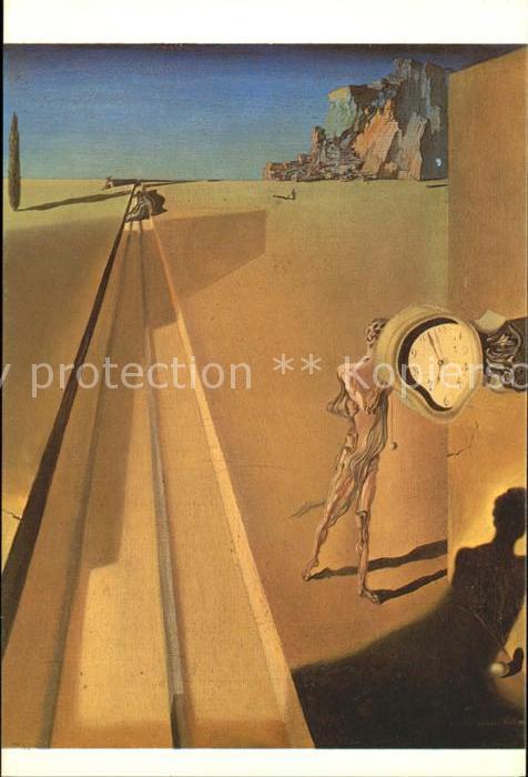 Kuenstlerkarte Salvador Dali Ossification Prematuree D