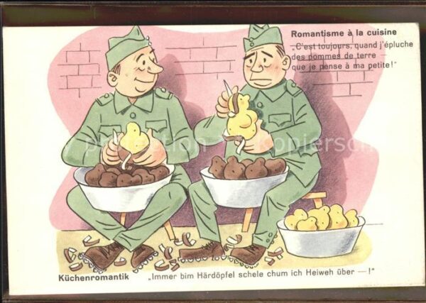 Humor Militaer Romantisme a la cuisine