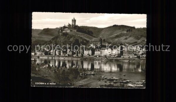 Cochem Mosel Gesamtansicht mit Burg