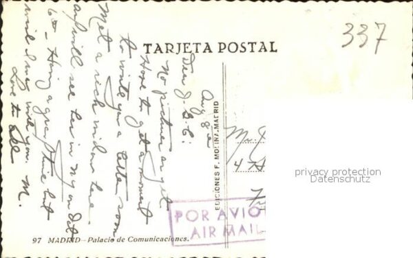 Madrid Spain Palacia de Comuniciones – Bild 2