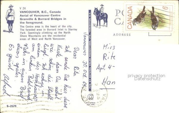 Vancouver British Columbia Luftaufnahme – Bild 2