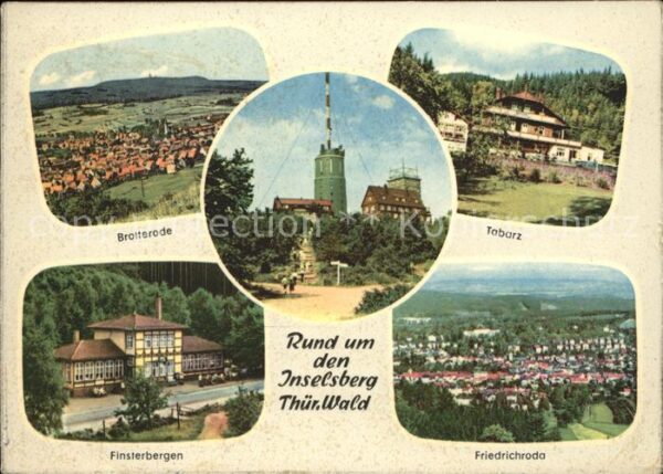 Inselsberg Schmalkalden Rund um den Inselsberg mit div.Orten