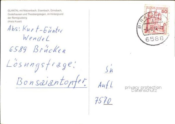 Matzenbach Pfalz mit dem Glantal – Bild 2