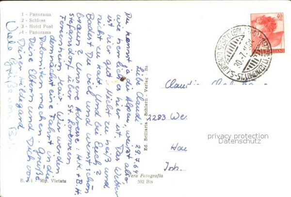 Bruneck Schloss u.Hotel Post – Bild 2