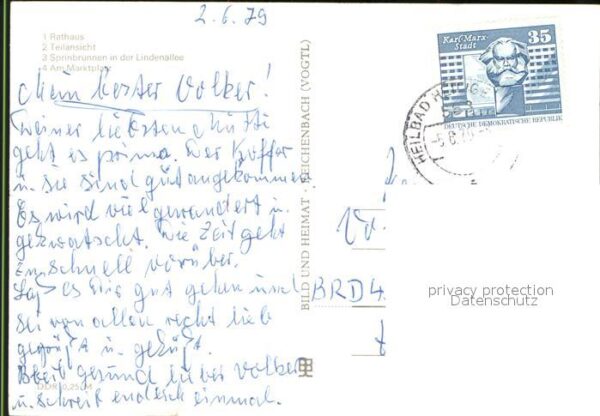 Heiligenstadt Eichsfeld Rathaus u.Marktplatz – Bild 2