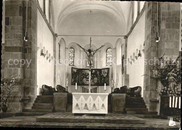 Koeln Rhein Innenansicht von der St.Georg-Kirche