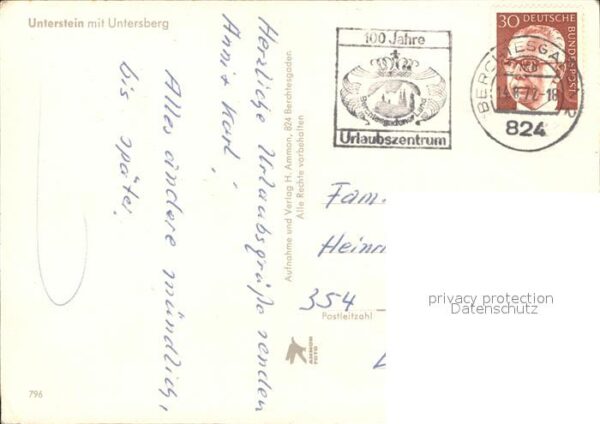 Unterstein Marktschellenberg Strassenansicht mit Untersberg – Bild 2