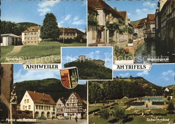 Annweiler Trifels Rathaus Schwimmbad, Wassergasse u.Turne