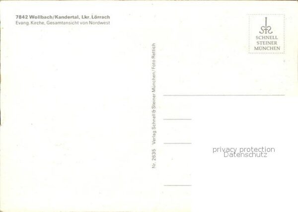 Wollbach Kandern Evangl.Kirche – Bild 2