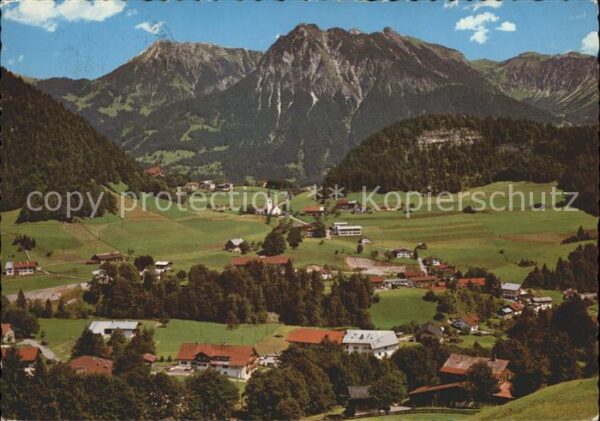 Tiefenbach Oberstdorf Gesamtansicht (Stempel)