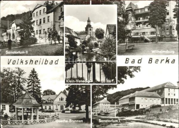 Bad Berka Sanatorium u.Wilhelmsburg