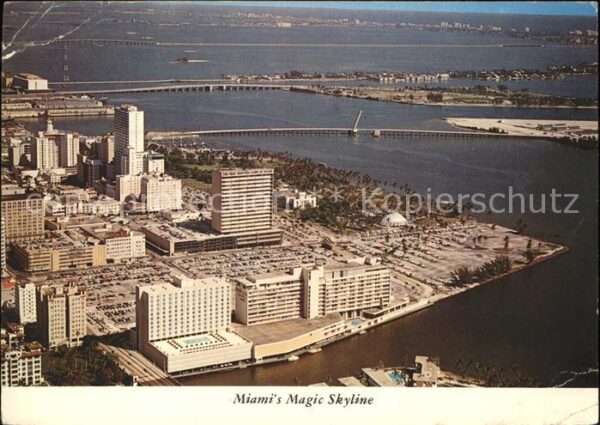 Miami Florida Magic Skyline