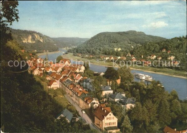 Wehlen Sachsen Gesamtansicht