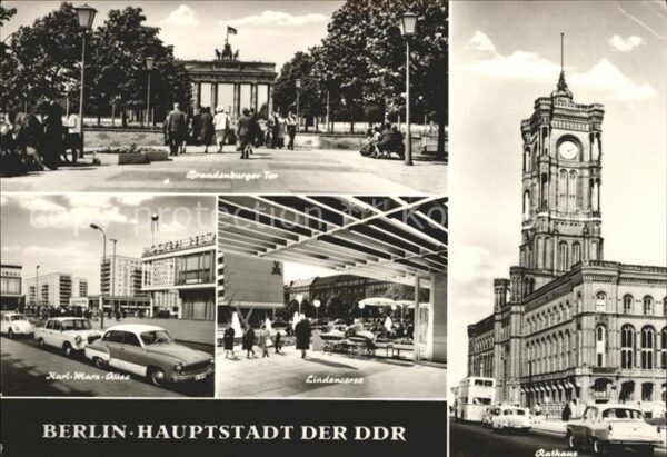 Berlin Rathaus u.Brandenburger Tor