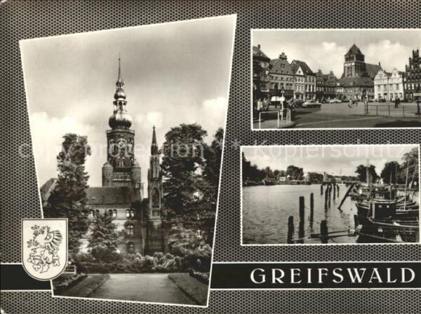 Greifswald Mecklenburg Vorpommern St.Nikolaikirche u.Platz der Freundscha