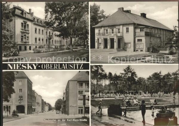 Niesky Krankenhaus u.Schauburg-Lichtspiele