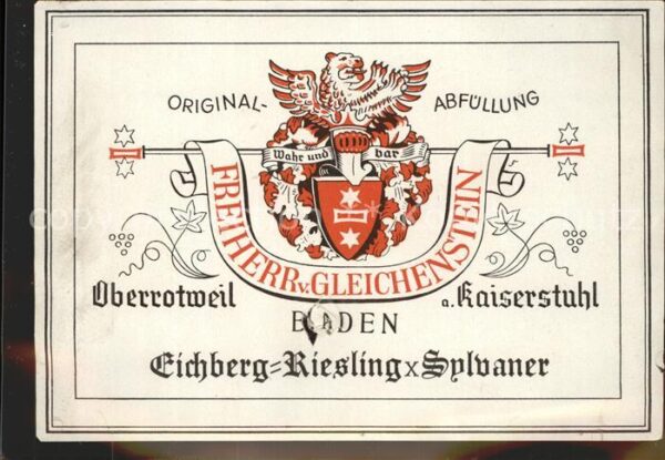Oberrotweil Weinetikett
