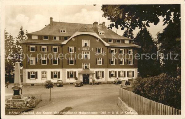 Hoechenschwand Kurhaus mit div.Oldtimern