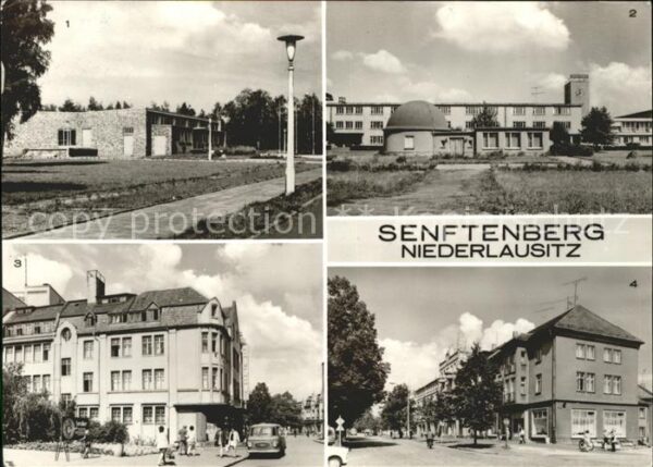 Senftenberg Niederlausitz Volksschwimmbad HO-Kurhaus