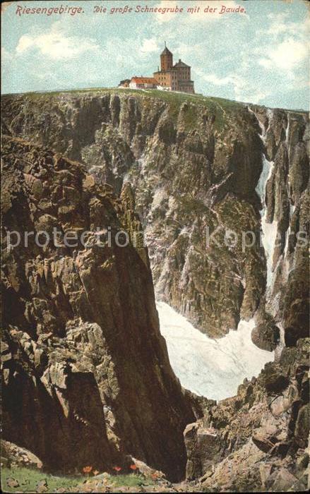 Riesengebirge Krkonose Karkonosze Schneegrube Baude