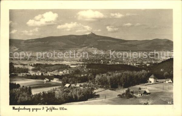Reichenberg Liberec Boehmen Fliegeraufnahme