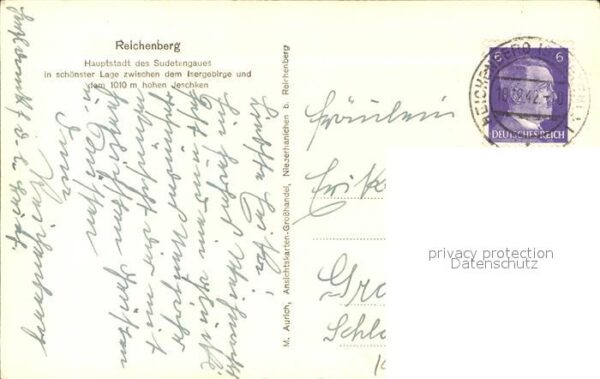 Reichenberg Liberec Boehmen Fliegeraufnahme – Bild 2