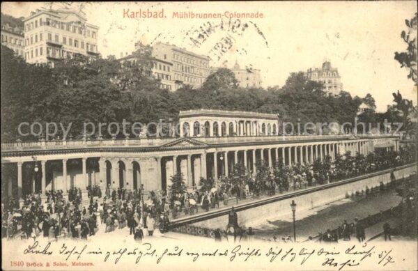 Karlsbad Eger Mühlbrunen-Colonnade