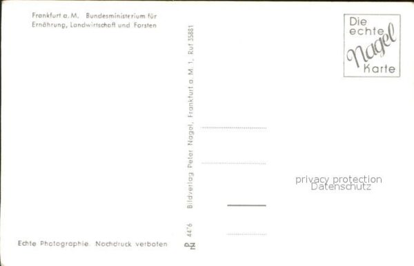 Frankfurt Main Bundesministerium Ernährung Landwirtsch – Bild 2