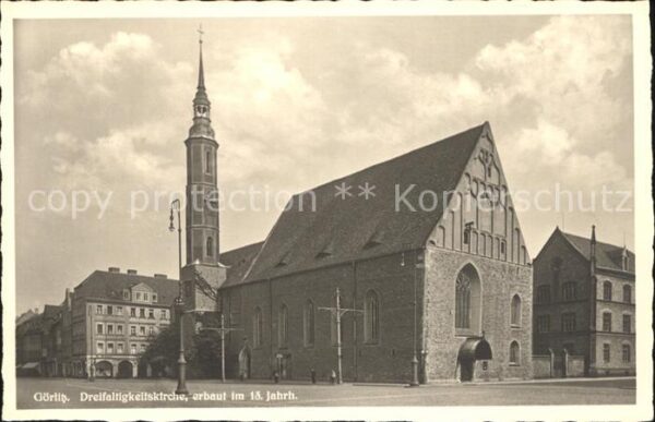Goerlitz Sachsen Dreifaltigkeitskirche 13. Jahrhundert e