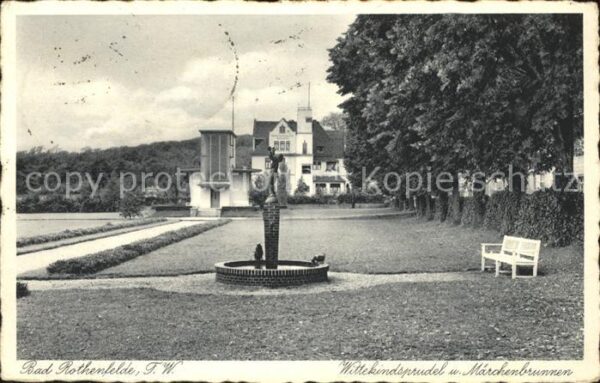 Bad Rothenfelde Wittekindsprudel Mädchenbrunnen