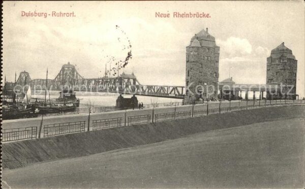 Duisburg Ruhr Neue Rheinbrücke